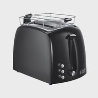 russell hobbs tostadora textures plus 22601-56 tostador con 2 ranuras anchas para pan detalles en