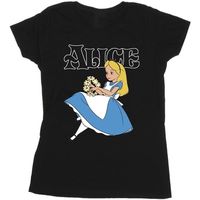 disney camiseta manga larga alice in wonderland para mujer