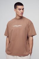 camiseta oversize gruesa limited beige