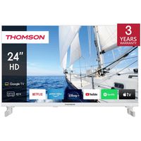 thomson 24hg2s14cw 24 led hd google tv con adaptador de 12v