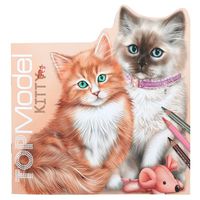 top model kitty libro colorear kitty and doggy