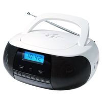 sunstech crusm400wt radio cd blanco