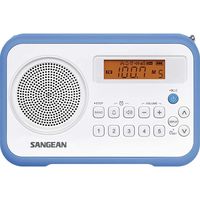 sangean prd-18 radio digital portatil blancoazul