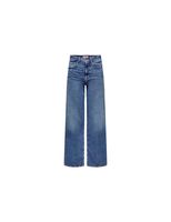 pantalon only madison blush wide cro372 medium blue denim mujer