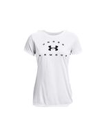 camiseta manga corta under armour tech solid logo mujer wh