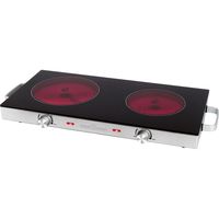 proficook dkp 1211 cocina vitroceramica portatil de doble placa 2 zonas 2800w