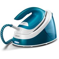 philips gc681520 estacion de planchado al vapor 2400 w 13 l suela de steamglide azul