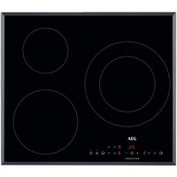 aeg ikb6330sfb placa de induccion 3 zonas 60cm negro