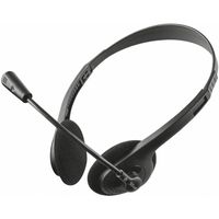 trust ziva auriculares negros