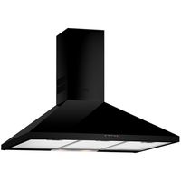 teka dbb 90 campana decorativa piramidal 90cm d negra