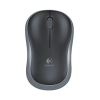 logitech m185 wireless mouse grey - 910-002235