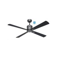 ventilador de techo casafan eco neo iii 132cm con wifi 952202w motor gris basalto negro y teca