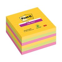 post-it super sticky xl notes 101x101mm lined rio pack of 6