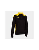 sudadera de futbol joma championship vi mujer negro amarillo