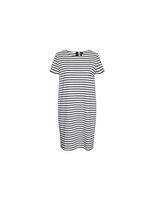 vestido vero moda vmabby ss short zip dress jrs noos snow white