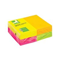 q-connect quick notes 76x127mm neon pack of 12 kf01350