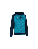 chaqueta joma supernova iii con capucha mujernina marino turques