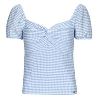 guess blusa ss lazize knot top para mujer