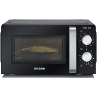 severin mw 7781 microondas con grill 17l 700w negro