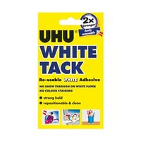 uhu white tack 62g 12 pack