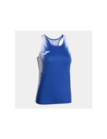 camiseta de running joma tirantes elite xi mujer royal blanco