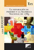 la separacion de poderes y la asamblea nacional de 1789