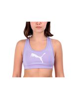 sujetador deportivo puma individual padel 4 k vivid violeta mujer