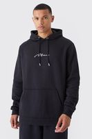 sudadera tall con firma man y capucha negro