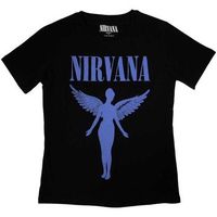 nirvana camiseta manga larga angelic mono para mujer