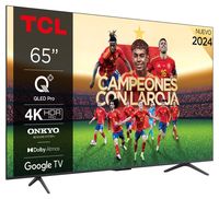 tv qled - tcl 65c655 4k hdr10 google tv dolby atmos