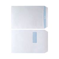 c4 window envelope 90gsm white self seal 250 pack