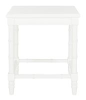 mesa auxiliar de enginered madera blanco