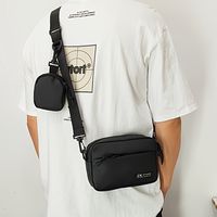 1pc bolso de hombro para hombres bolso de hombro casual mochila de tela impermeable bolso portatil para hombres