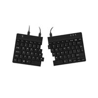 r-go split ergonomic keyboard wired black