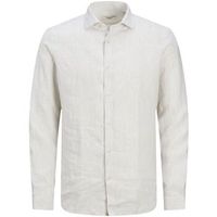 jack  jones camisa manga larga 12251673 parker linen-traverine para hombre