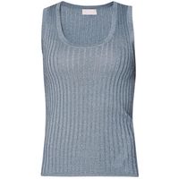 liu jo blusa top de punto lurex para mujer