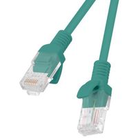 lanberg cable de red rj45 utp cat6 25cm verde