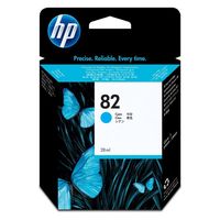 hp 82 cartucho de tinta original cyan