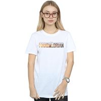 disney camiseta manga larga the mandalorian series para mujer