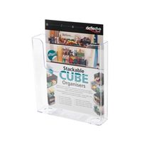 deflecto flat back literature holder a5