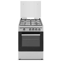 sauber sci41gb cocina de gas 4 zonas  horno inox