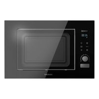 cecotec grandheat 2090 built-in microondas integrable con grill 21l 1200w negro