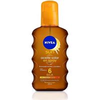 nivea perfume aceite bronceador spf 6 200ml para hombre