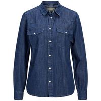 jjxx camisa 12204593 jxsophi-dark blue denim para mujer