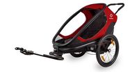 remolque para ninos hamax outback one rojo negro