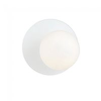 aplique de pared zero blanco opal