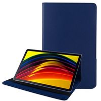 cool funda polipiel liso azul para lenovo tab p11p11 plus