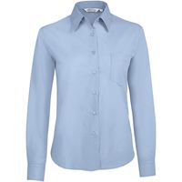 sols camisa executive work-camisa mujer popelin manga larga para mujer