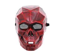 mascara de skull demonio rojo