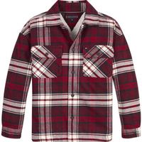 tommy hilfiger chaquetas kb0kb08615 shearling-0qj multi check para nino